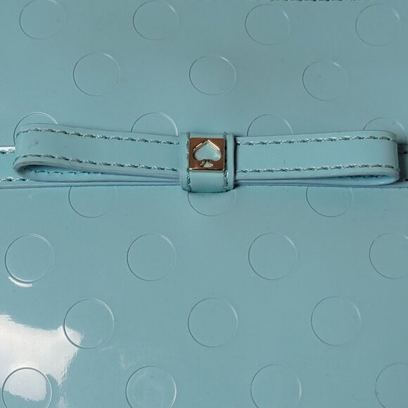 Kate Spade Camilla Teal Blue Tote (think Tiffany's blue) - Great Bag - See notes - Picture 4 of 14